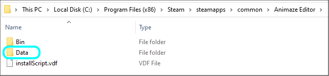 Go to the Animaze Editor install folder on your PC 2. Go to Data folder
