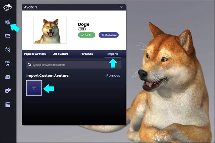 make custom facerig avatar