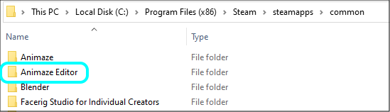 Go to the Animaze Editor install folder on your PC