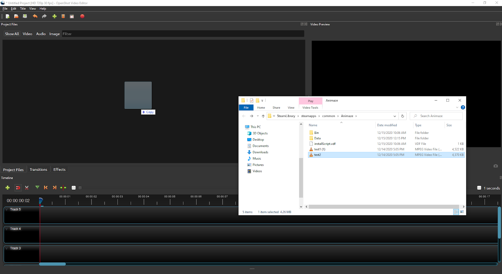 録画を保存後に動画 音声のディレイを追加する方法